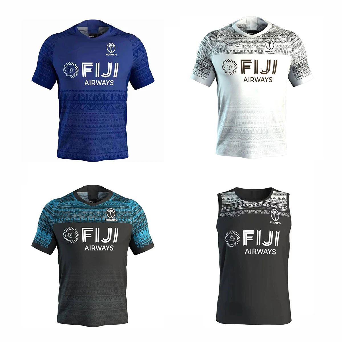 Мужская футболка Fiyi 7s размера плюс 5XL с индивидуальным дизайном для любителей
