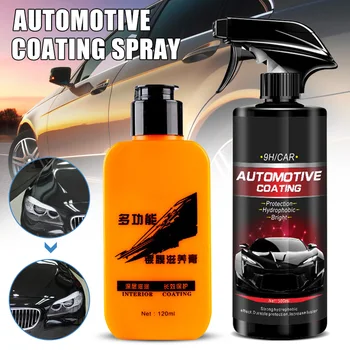 

Car Spray Wax Car Cleaning Liquid Ceramic Spray Coating Car Polish Spray Sealant Top Coat Quick Nano-Coating For Car