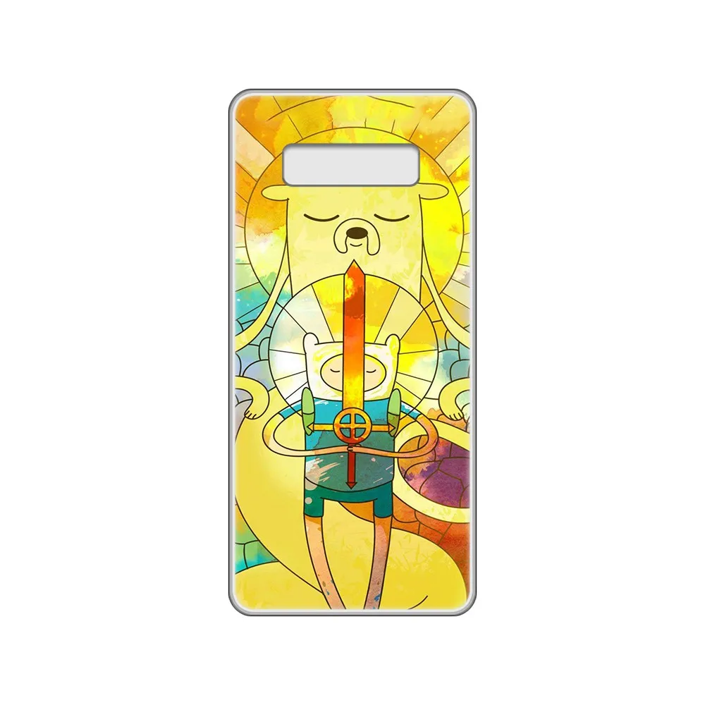 Прозрачный чехол для телефона Adventure Time с Финном и Джейком SamSung Galaxy S 7 8 9 10 11 20 a 20e 50 51