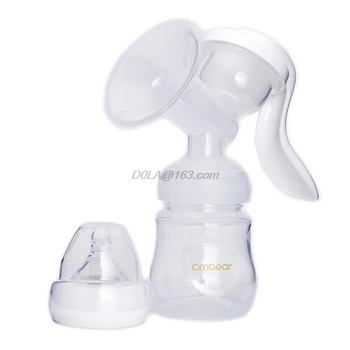 

Manual Breast Pump Nursing Milk Maker Baby Nipple Suction Feeding Milk Bottles Maternal Supplies for Travel