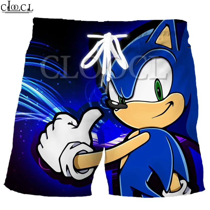Мужские спортивные шорты супер Соник 3D принт для серфинга веселые плавательные