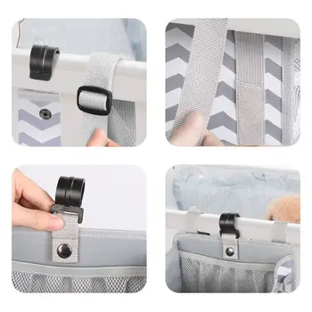 

Diaper Stacker Organizer Hanging Storage Bags for Crib or Wall Baby Shower Gifts K92A