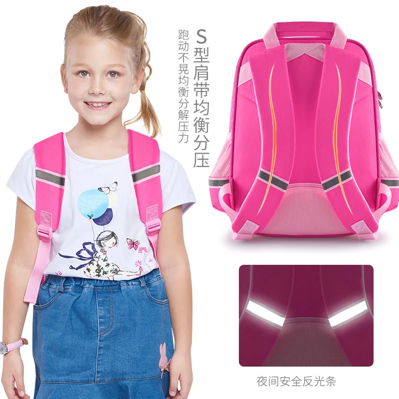 Школьная сумка Принцессы Барби для девочек 1-3 класса, для детей 6-12 лет, рюкзак для девочек 4