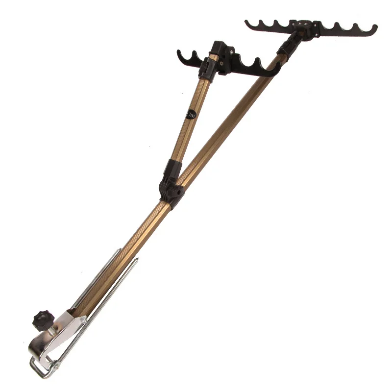 

Multi-functional Fishing Rod Holder 2.1 M Supplies Double Battery Holder Floor Outlet-Link of gan jia Fishing Gear Aluminium All
