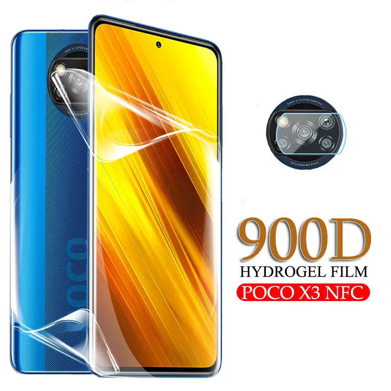 Гидрогелевая пленка для xiaomi poco x3 защита экрана nfc x 3 pocox3 pocophone стеклянная 6 67 дюйма |