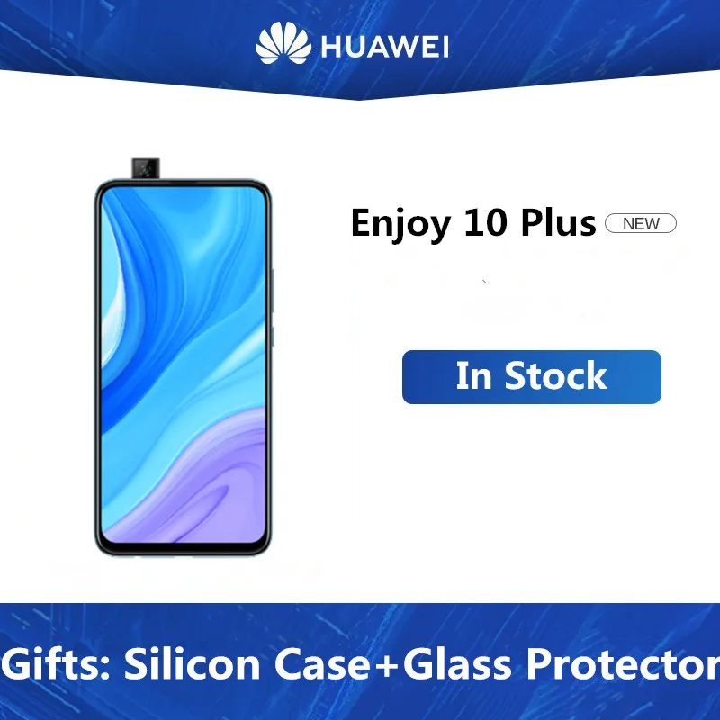 

In Stock HuaWei Enjoy 10 Plus Smart Phone Kirin 710F Android 9.0 6.59" 2340x1080 6GB Ram 128GB Rom 48.0MP+8.0MP+2.0MP+16.0MP