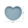 High Quality Silicone Feeding Solid Food Plates Dining Appliance Heart-Shaped Bowl With Suction Cup Children's Tableware 4