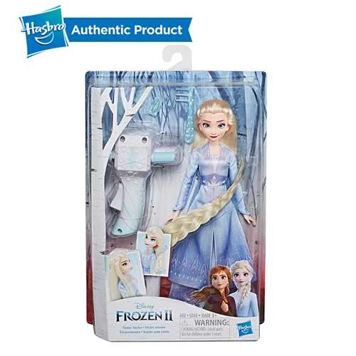 Модные куклы Hasbro disney Frozen Sister Style с удлиненными волосами в качестве подарка на день рождения или праздничного подарка - Цвет: ELSA