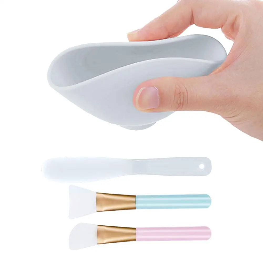 6 Pcs Set DIY Mask Bowl Makeup Set Beautify Eyebrow Face Innovative Mask Tool Set For 2