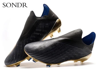 

Sneakers Men Football Shoes Soccer Cleats Boots Long Spikes FG Spikes Sneakers Soft Indoor Turf Futsal Soccer Shoes 2020