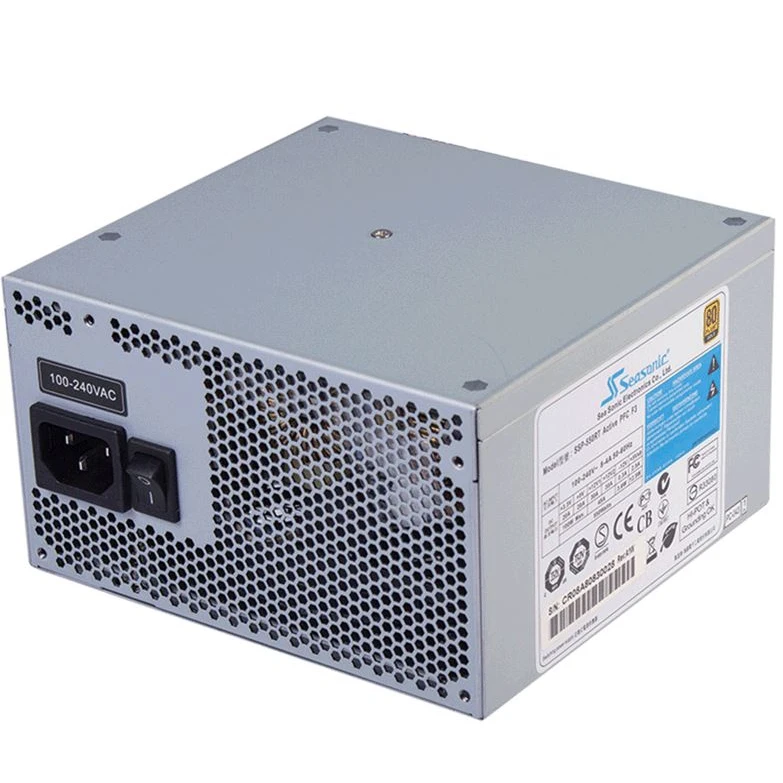 Блок питания Seasonic ATX 650W SSP-650RT 80+ gold(24+4+4pin) APFC 120mm fan 6xSATA