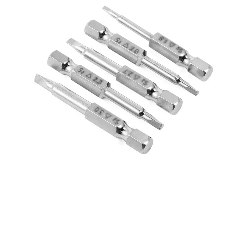 1Set S2 Material of Triangular Batch Wind Batch Head Electric Batch Head Electric Screwdriver Head Model 1.8 2 2.3 2.7 3