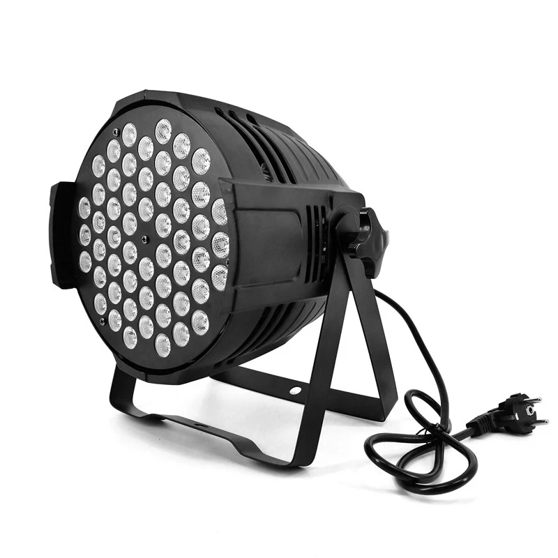 54X9W Алюминий LED Par Банки RGB 3в1 сценическое освещение DMX 3/7 каналов двойной свет/фон