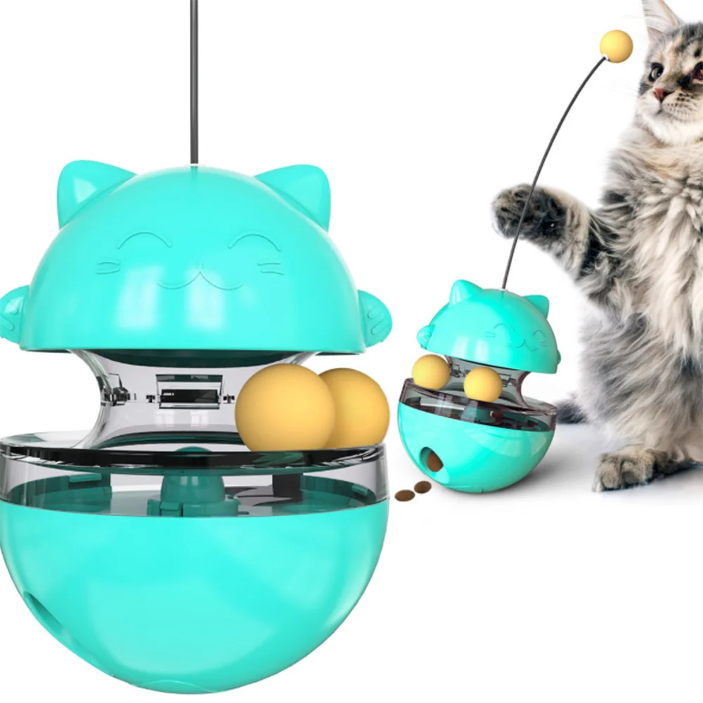 Интерактивная игрушка для кошек забавный мяч забавная палочка кормушка товары