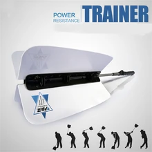 1 Pc Golf Swing Trainer with Correct Hand Grip Wind Power Resistance Practice Stick for Beginner Pinwheel Power Swing Practice