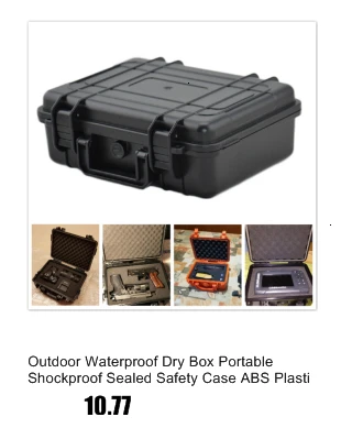 Многофункциональная портативная коробка из алюминиевого сплава, водонепроницаемая портативная безопасная коробка для оборудования, открытая коробка для инструментов с защитой от столкновений