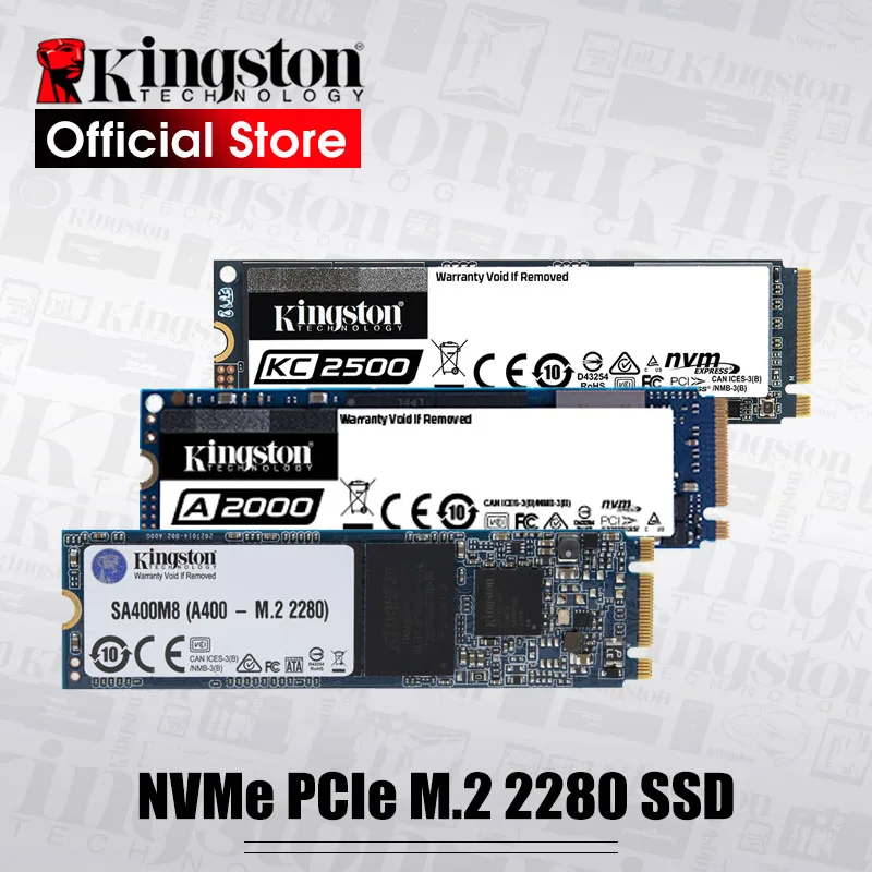 Kingston NVMe SSD PCIe M.2 2280 250G 500G 1 ТБ Внутренний твердотельный накопитель 120G 240G 480G жесткий