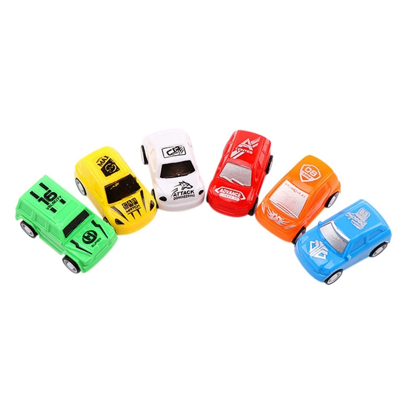 6 шт./компл. или 1 шт. классические для маленьких мальчиков и девочек грузовик детские игрушки мини небольшой отступить Высокое качество безопасности различных типов автомобилей игрушки подарки