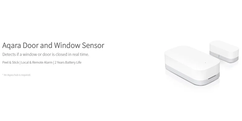 Original Door Window Sensor Zigbee Wireless Connection Smart Mini Door Sensor W