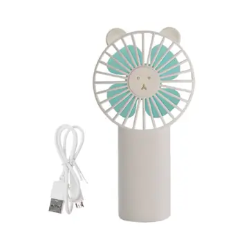

Portable Handheld USB Rechargeable Handy Fan Cooler Speed Adjustable Mini Desktop Cooling Fan for Child Outdoor 2019 Hot Summer