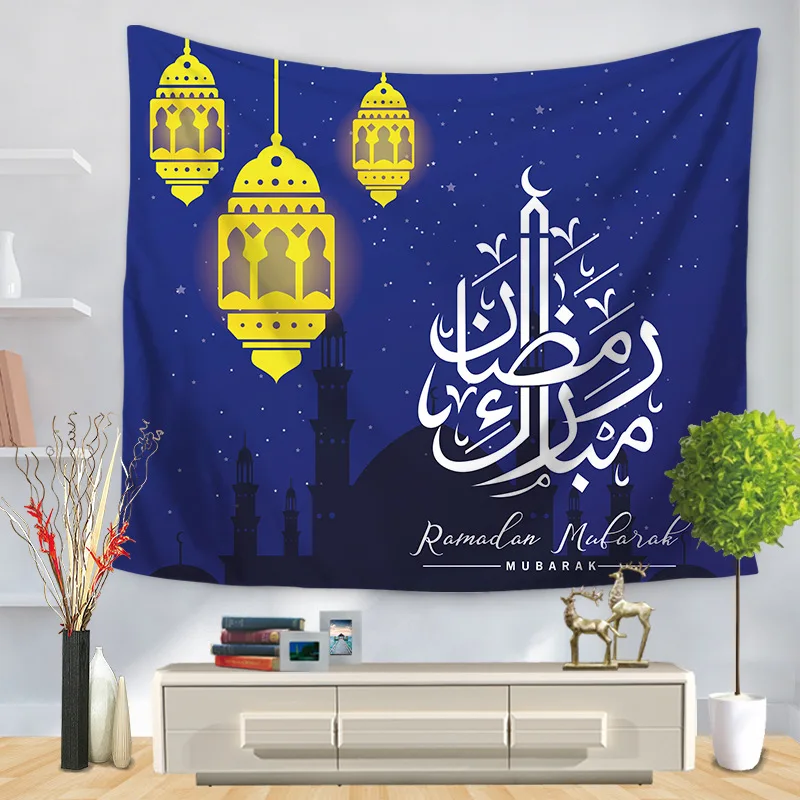 Thregost Arabian Ramadan настенный гобелен Современная Настенная подвесная прямоугольная, ТКАННАЯ домашняя декоративная настенная вешалка гобелены - Цвет: GT1416-4