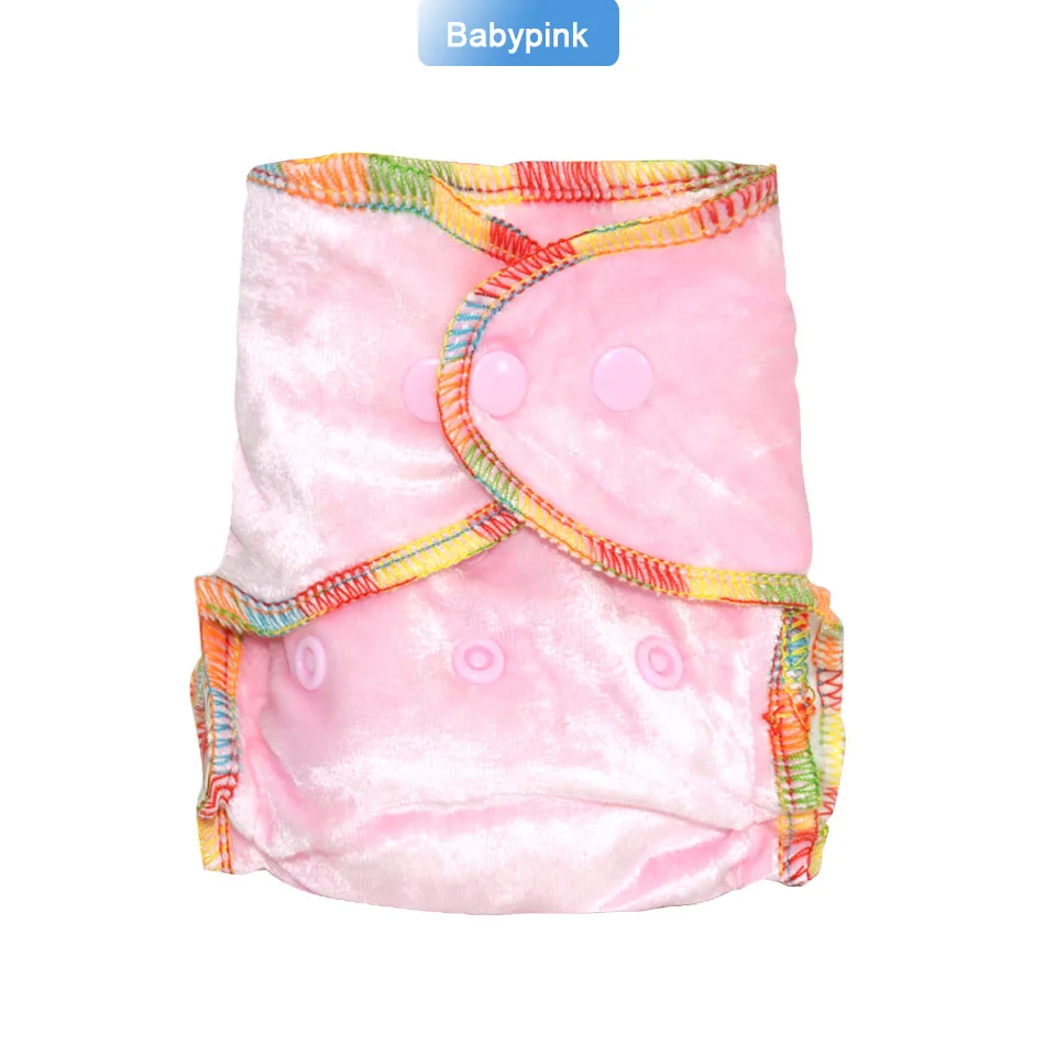 EezKoala Eco-Friendly Bamboo Velour Newborn Cloth Diaper - Reusable & Washable AIO Diaper