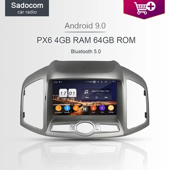 

720P 8" DSP PX6 Android 9.0 8 Core 4GB RAM 64GB Car DVD Player car radio 5.0 RDS autoradio GPS For Chevrolet Capativa 2012-2016