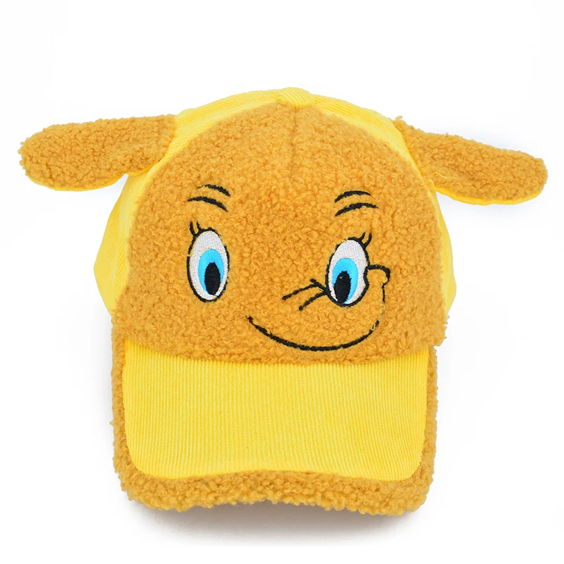 Детские бейсболки с Микки-ушками, Детские Солнцезащитные головные уборы, бейсболки, зимние и летние шапки для маленьких мальчиков и девочек - Цвет: style 8 yellow
