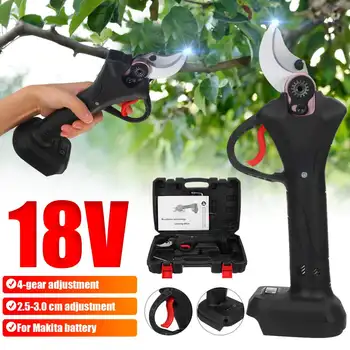 

900W Rechargeable Electric Pruning Scissors 18V 4 gear 30mm Pruning Shears Garden Pruner Secateur Branch Cutter Cutting Tool