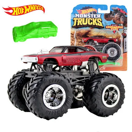Оригинальные игрушечные автомобили Hot Wheels гигантские монстры грузовики 1/64
