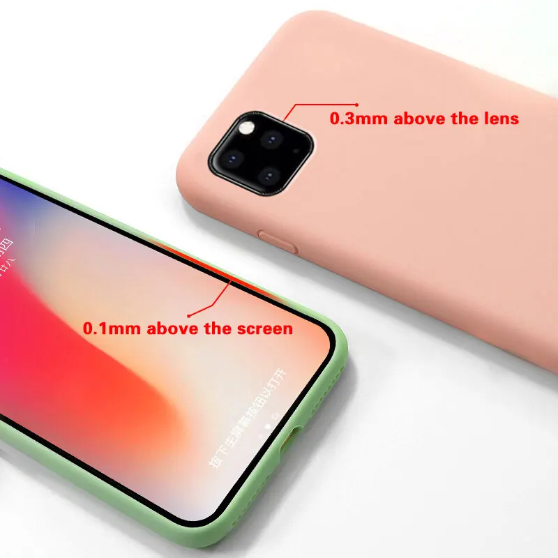 Жидкий силиконовый чехол для телефона для iPhone X XR XS MAX 7 Plus 8 Plus для Apple iPhone 11 Pro MAX 6 6s чехол без логотипа чехол s