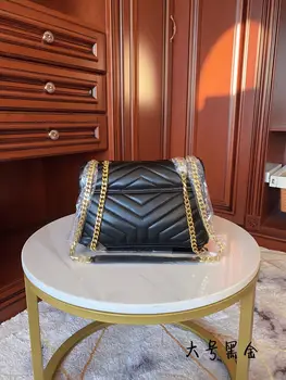 

Sasa Women's leather bags messager bags shoulder bags office lady hand bag wallets totes flap shape black color