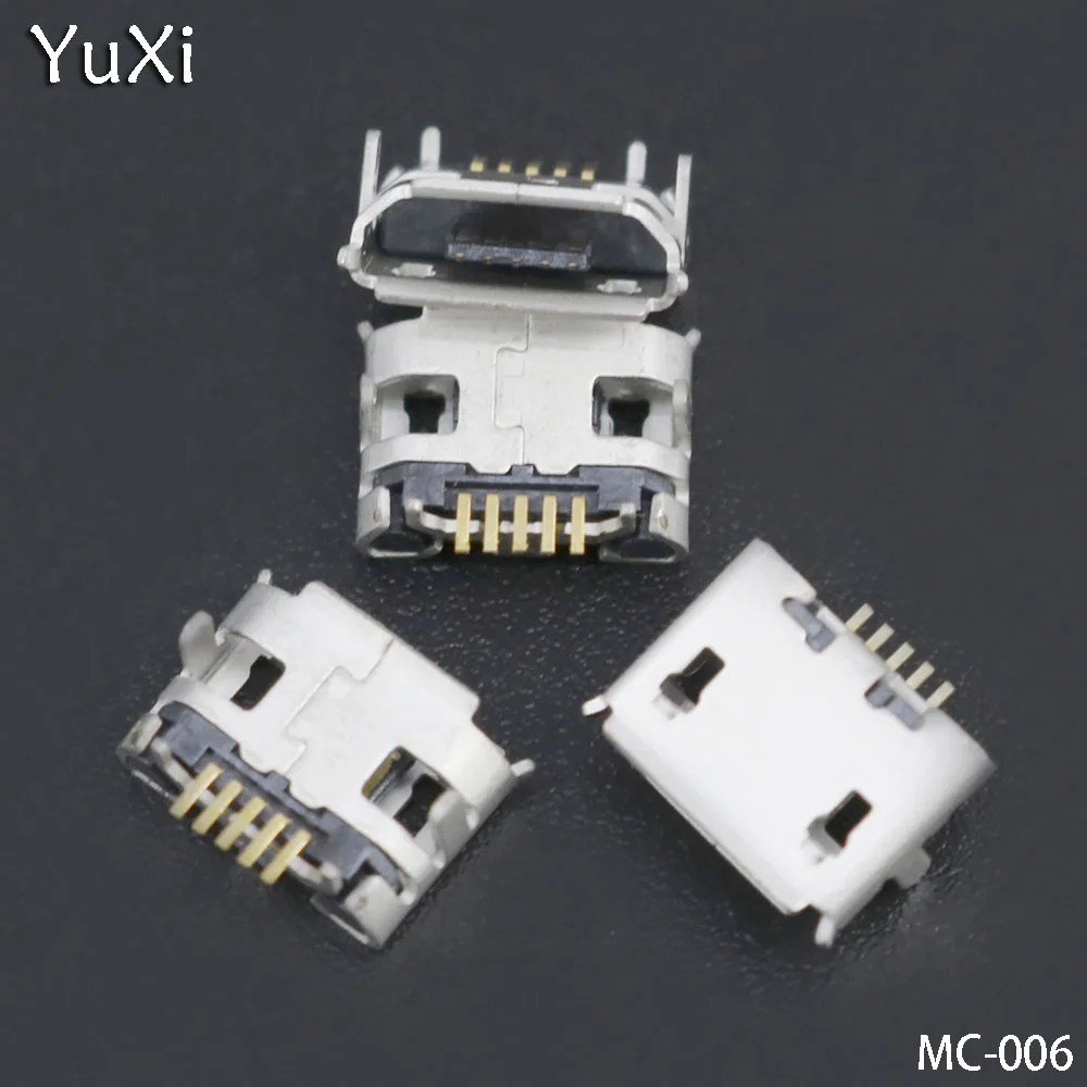 10 шт. G27Y Micro USB 5pin Jack гнездовой разъем OX Horn Curly Mouth для хвоста зарядки мобильного