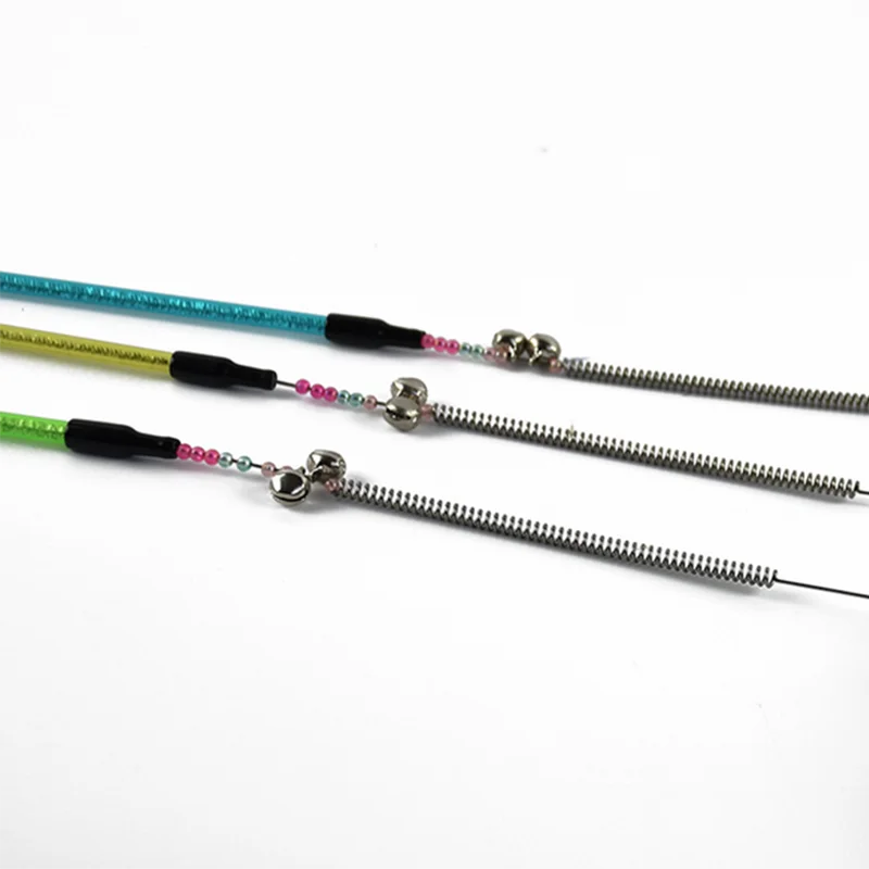 1PC Feather Jingle Bell Teaser Rod Cat Toys Kitten Funny Pole Telescopic Spring Wand Toys Pet Cat Interactive Stick Pet Supplies