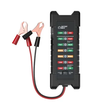 

M410 12V-24V Car Battery Tester Digital Alternator Tester 2 In 1 Check Battery Condition For Car & Truck 2020