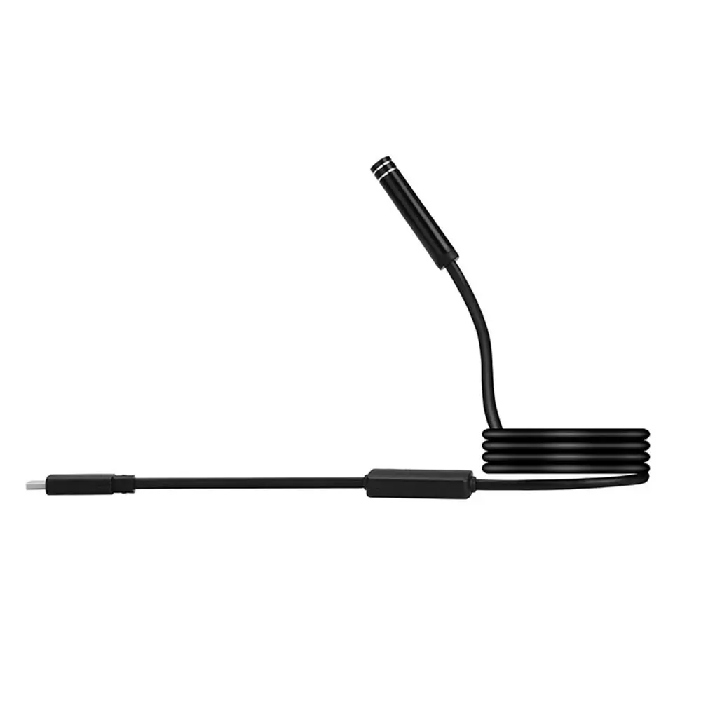 

with Side Audition Borescope Endoscope IP67 DC5V Flexible Cable Wire Durable Waterproof Inspection Camera Type-C To USB Adapter