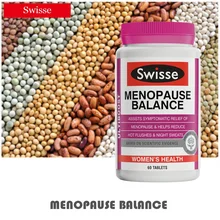 Австралийский Swisse Menopause Баланс Здоровье женщин снижение горячей смывки ночные потливость проблемы сна раздражительность