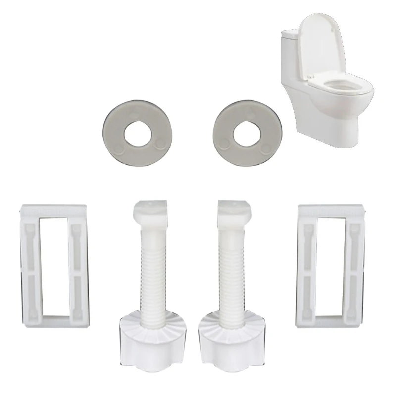Toilet Seat Fixing Screw Bolts Universal Toilet Lid Screws for Securing The Toilet Seat Onto The Toilet Bowl（2 Pieces ） 4