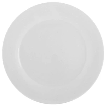 

Dinner plate with a thick edge "White Label", 25 × 25 × 2 cm, white