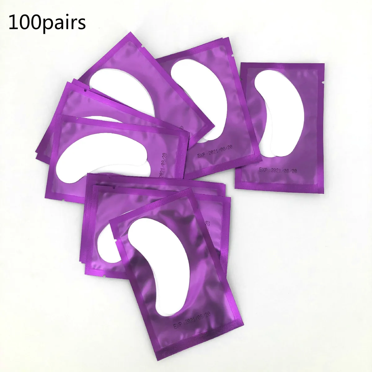 

100pairs/pack Under Eye Pads Lash Eyelash New Paper Patches Eyelash Extension Paper Patches Eye Tips Sticker Wraps Make Up Tools