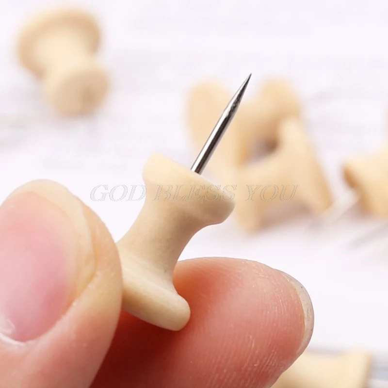 15 шт. Nautral пробковые деревянные штифты Thumbtack доска штифты для рисования фото стены шпильки офисные школьные принадлежности