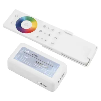 

2.4G DC12/24V 12A CCT/Dimmer Controller+4 Group Remote for 5050 3528 LED Strip