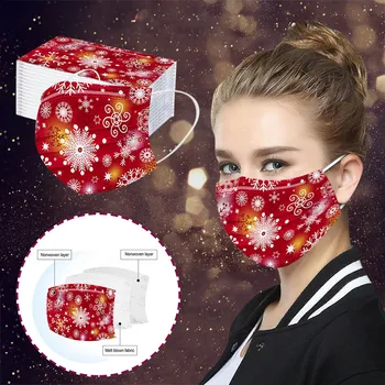 

100 pcs fashion Disposable face mask industrialbreathable protective face mask adult unisex meltblown Elastic Ear Loop Face Mask