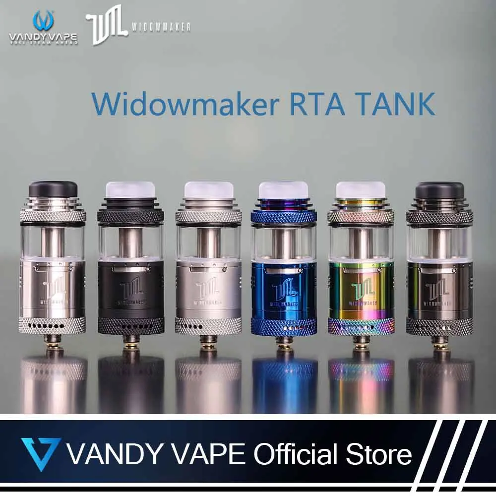 

Pre-Order Vandy Vape Widowmaker RTA Vape Tank Atomizer 5-6ml Adjustable Capacity 3types air rings Fit Vandyvape E-Cigarette Mod