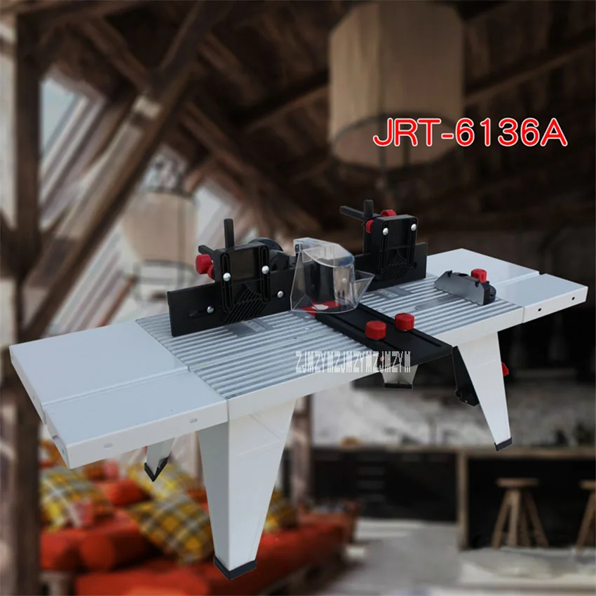 JRT-6136A Многофункциональный гравировальный станок, деревянный верстак, электромеханический фрезерный станок по дереву/верстак с откидной стружкой 220 В/110 в кВт