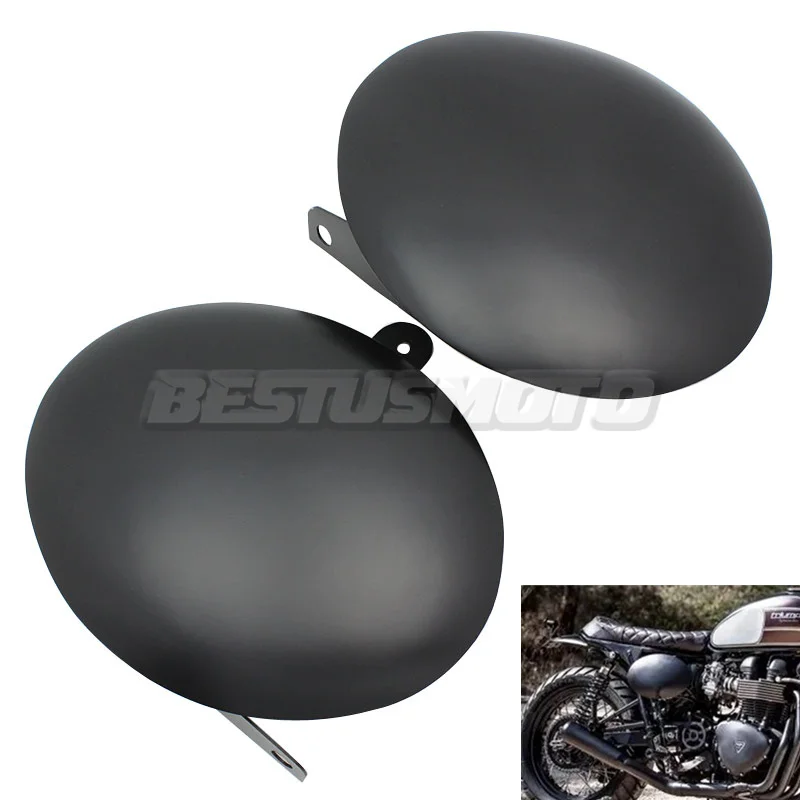 Мотоциклетная батарея боковая обтекатель Крышка Рамка протектор для Triumph Bonneville