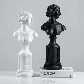 

Creative Home Crafts Nordic Goddess Living Room Ornaments Art Character Model Sculpture Home Soft Outfit Shop Window Decoration