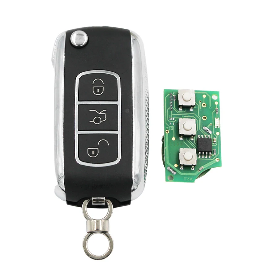5 шт., 3 кнопки Универсальный KEYDIY B07 BC Стиль дистанционного управления ключ b-серии для KD-X2 KD900 KD900+, URG200