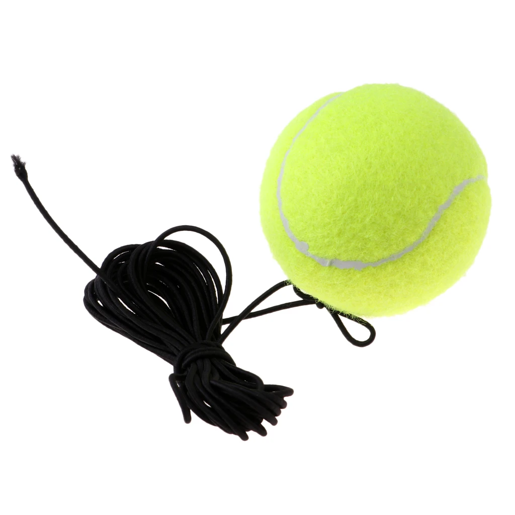 Green Drill Exercise Resiliency Tennis Ball Trainer With String Replacement
