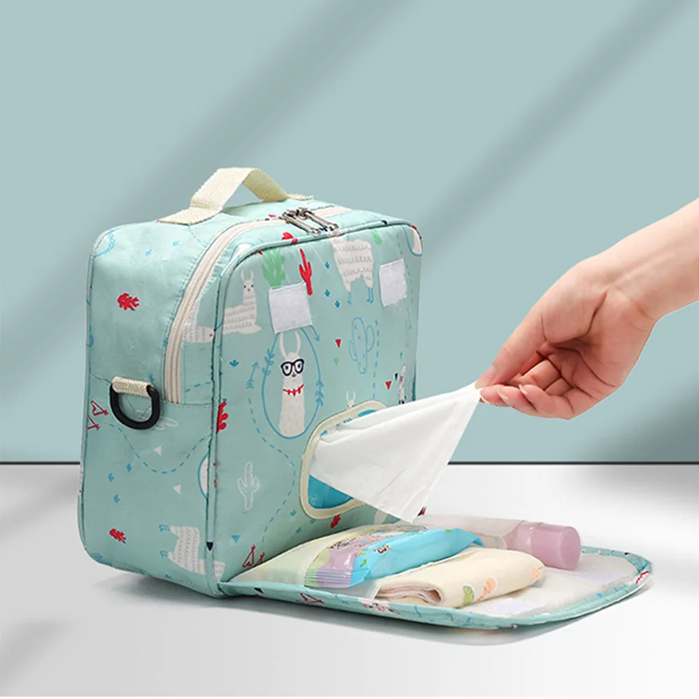 Baby Diaper Bags Fashion Mummy Maternity Nappy Bag Reusable Baby Travel Backpack Wet /Dry Organizer Waterproof Baby Nursing Bag